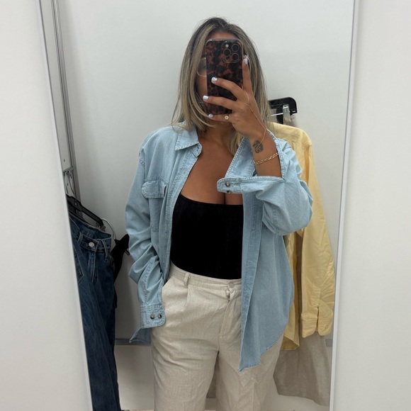 Wrangler Light Denim Shirt - Picture 3 of 6